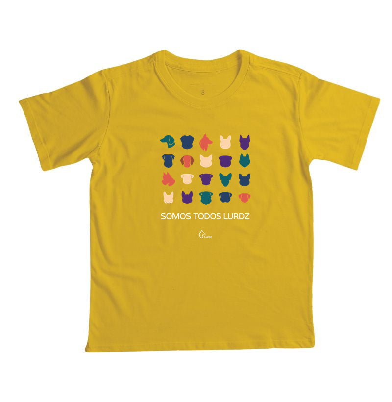 Camiseta Infantil Lurdinha Somos Todos Lurdz