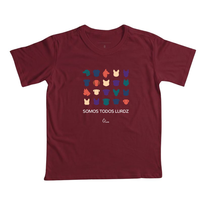Camiseta Infantil Lurdinha Somos Todos Lurdz