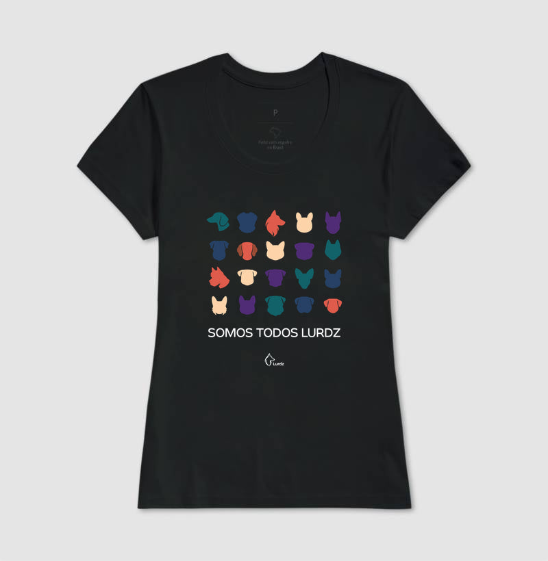 Camiseta Adulto Somos Todos Lurdz