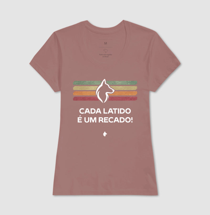 Camiseta Adulto Latidos & Recados