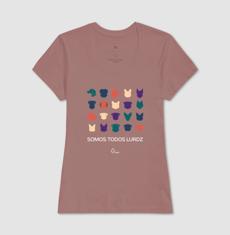 Camiseta Adulto Somos Todos Lurdz