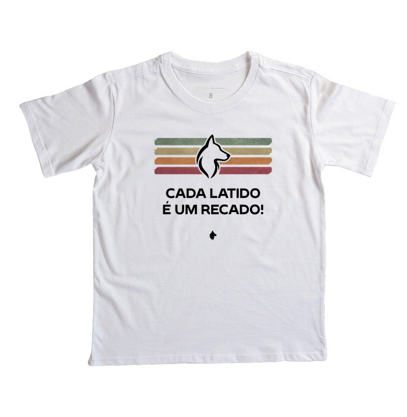 Camiseta Infantil Lurdinha Latidos & Recados