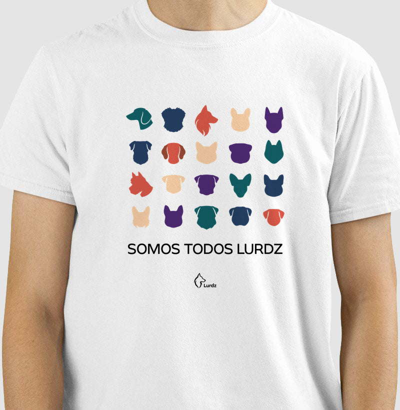 Camiseta Adulto Somos Todos Lurdz