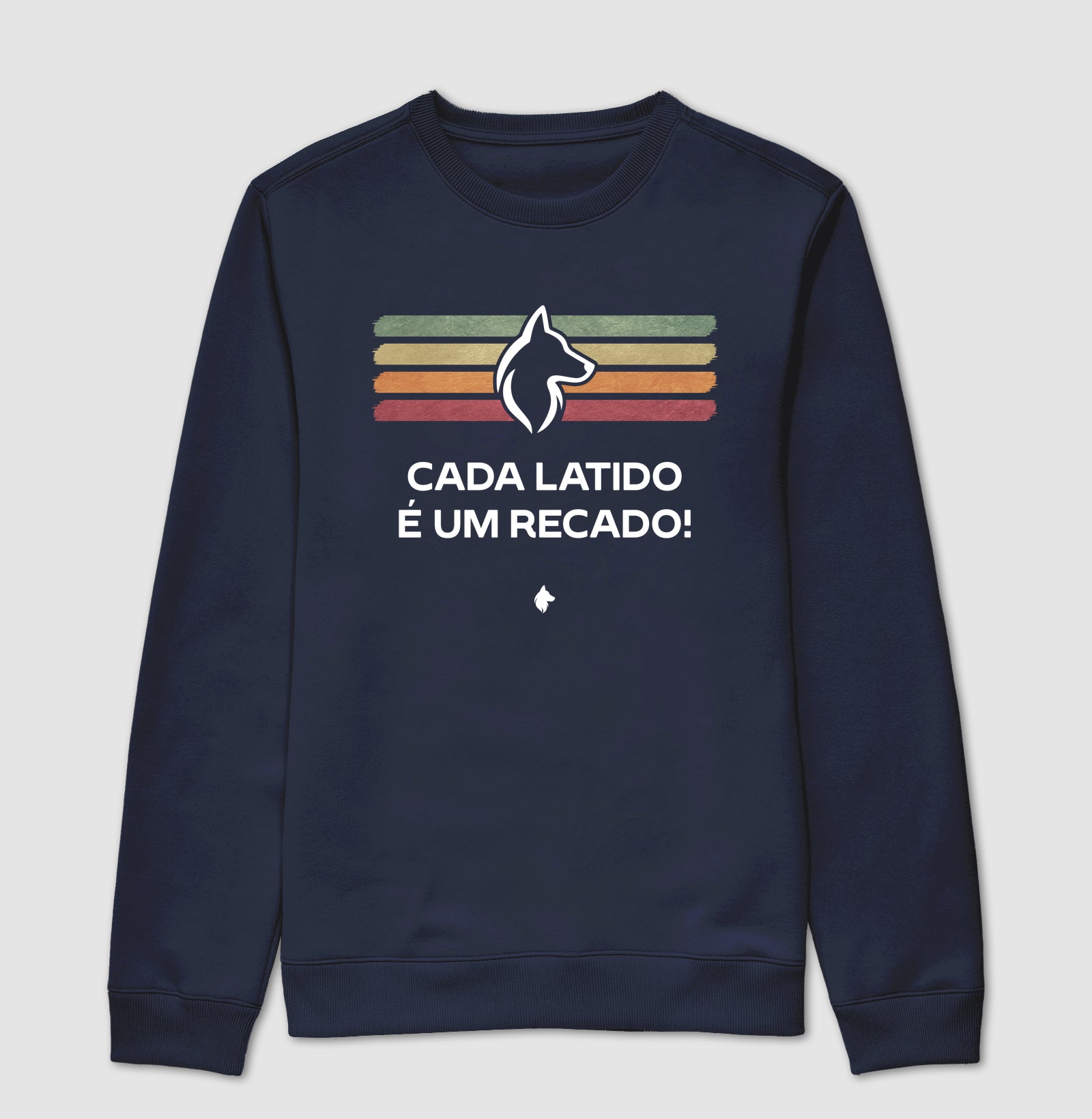 Moletom Gola Careca Adulto Lurdinha Latidos & Recados