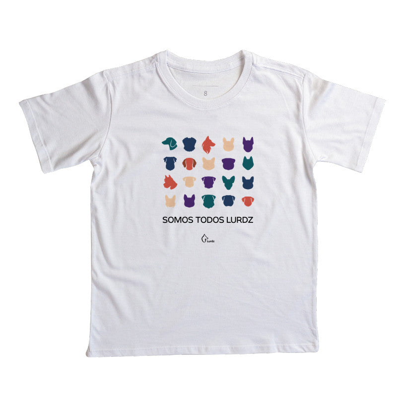 Camiseta Infantil Lurdinha Somos Todos Lurdz