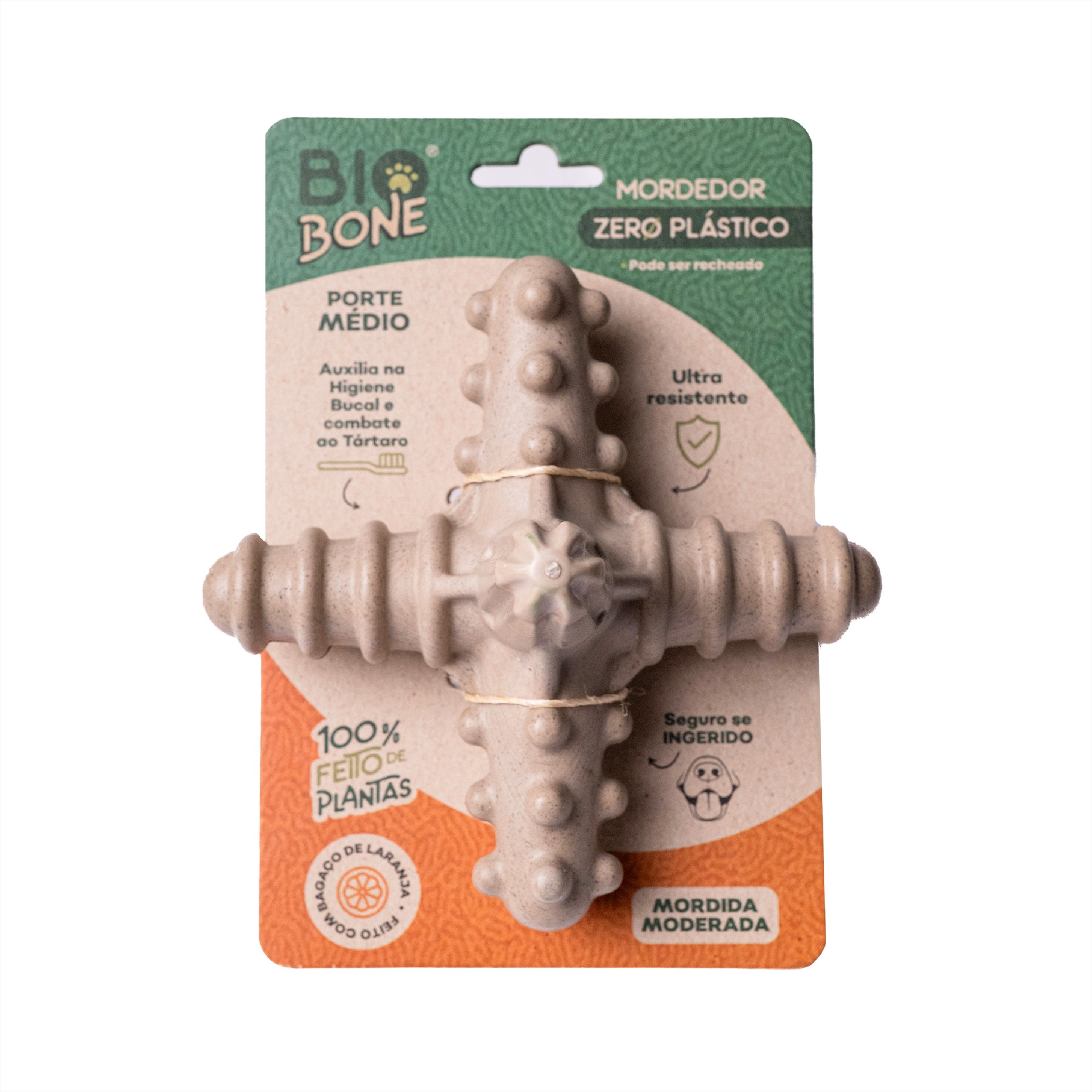 Asterisco Grande Laranja - Mordida Moderada