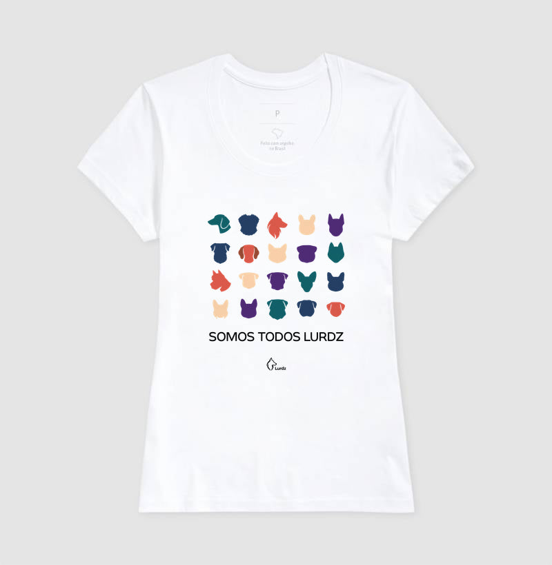 Camiseta Adulto Somos Todos Lurdz