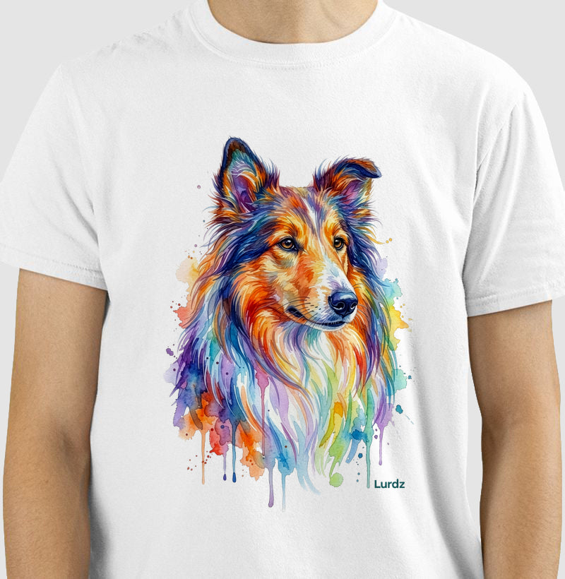 Camiseta Adulto Lurdinha Aquarela