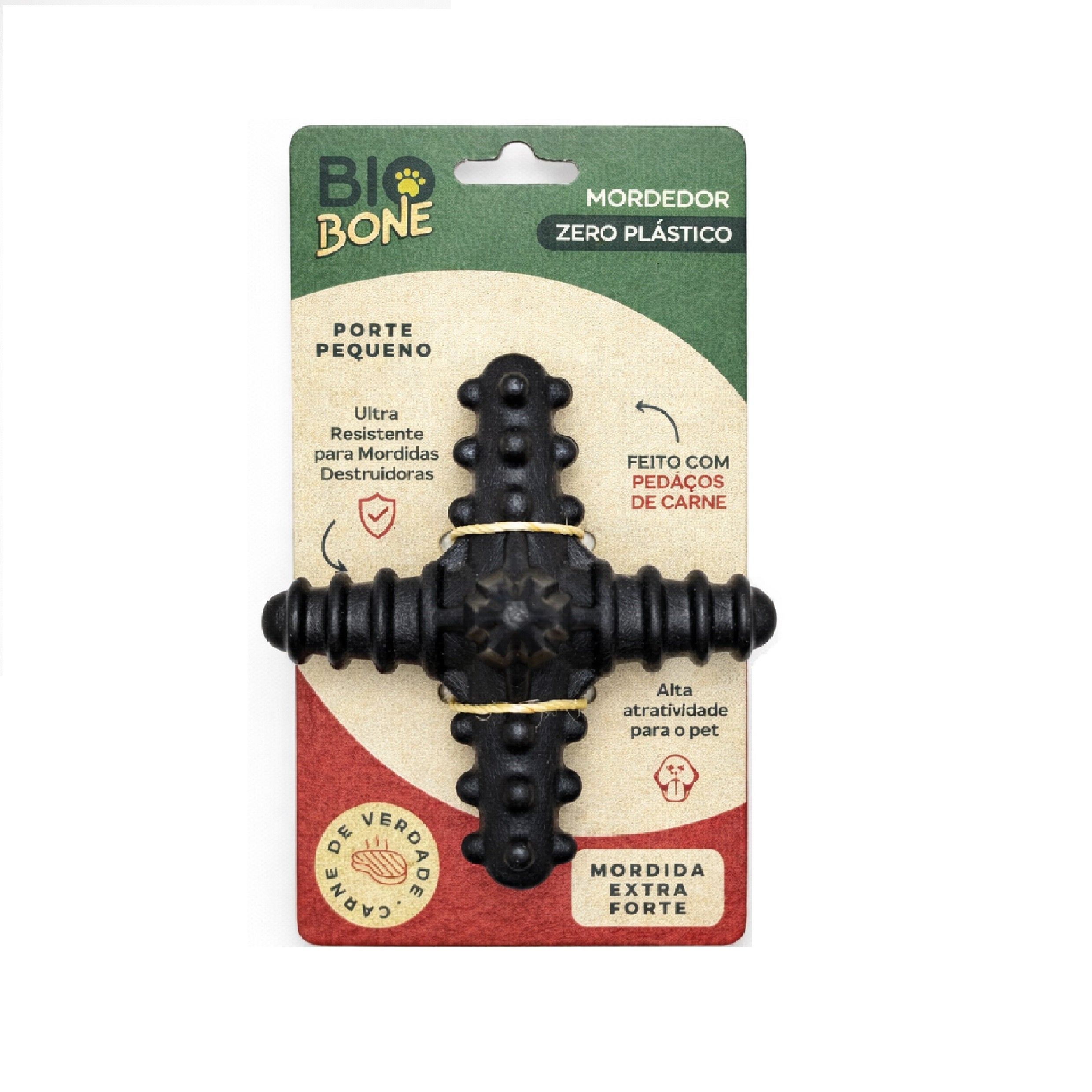 Asterisco Pequeno Carne - Mordida Extra Forte