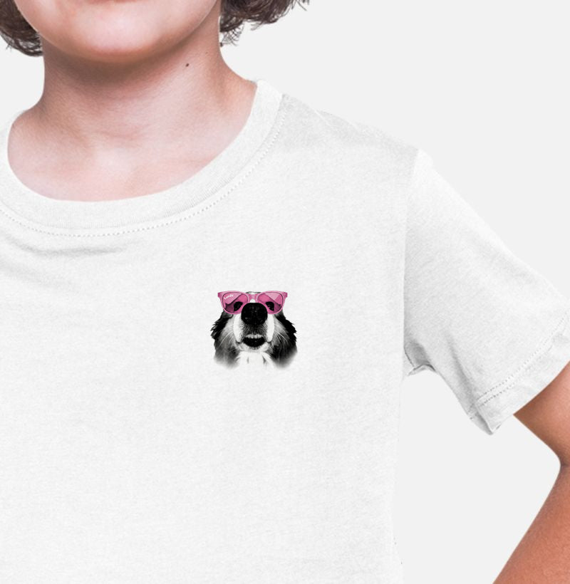 Camiseta Infantil Lurdinha Glasses On