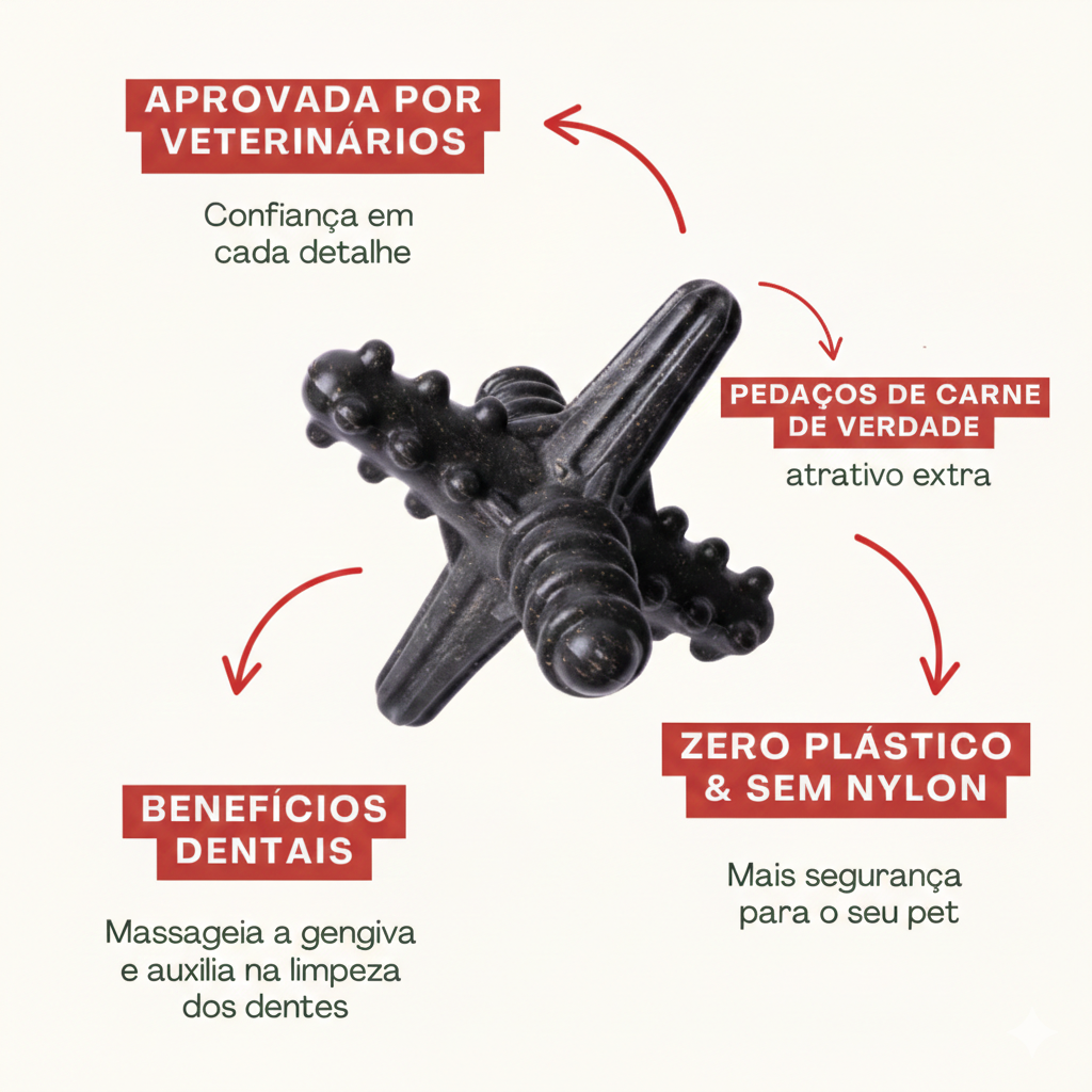 Asterisco Pequeno Laranja - Mordida Moderada