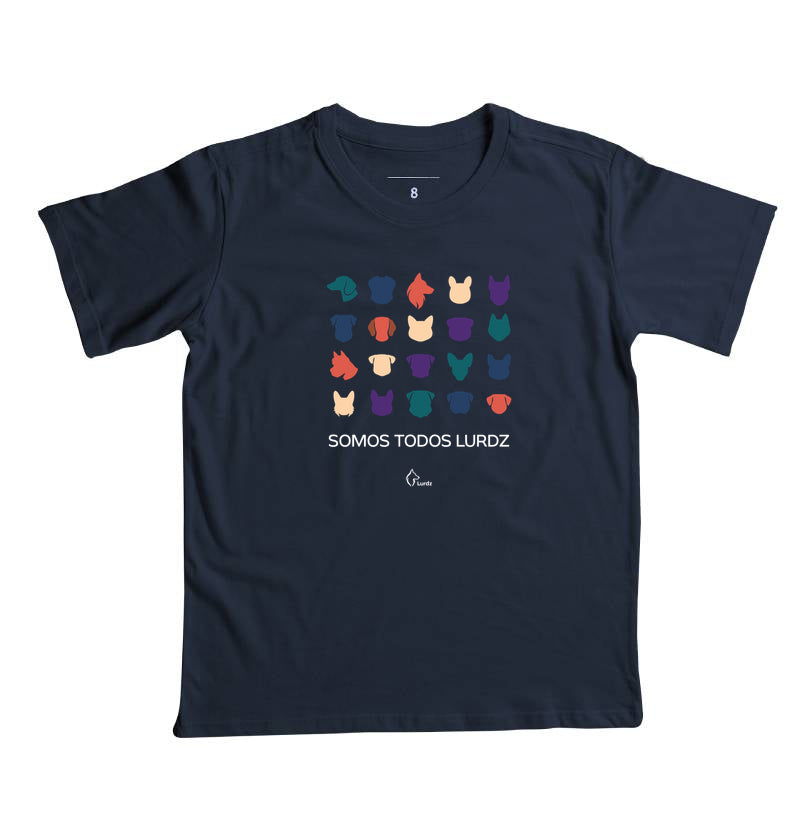 Camiseta Infantil Lurdinha Somos Todos Lurdz