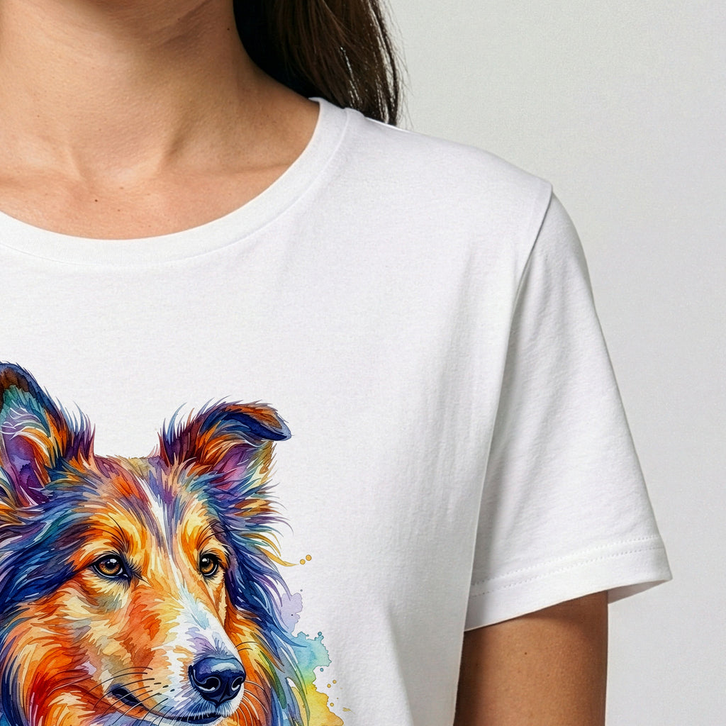 Camiseta Adulto Lurdinha Aquarela