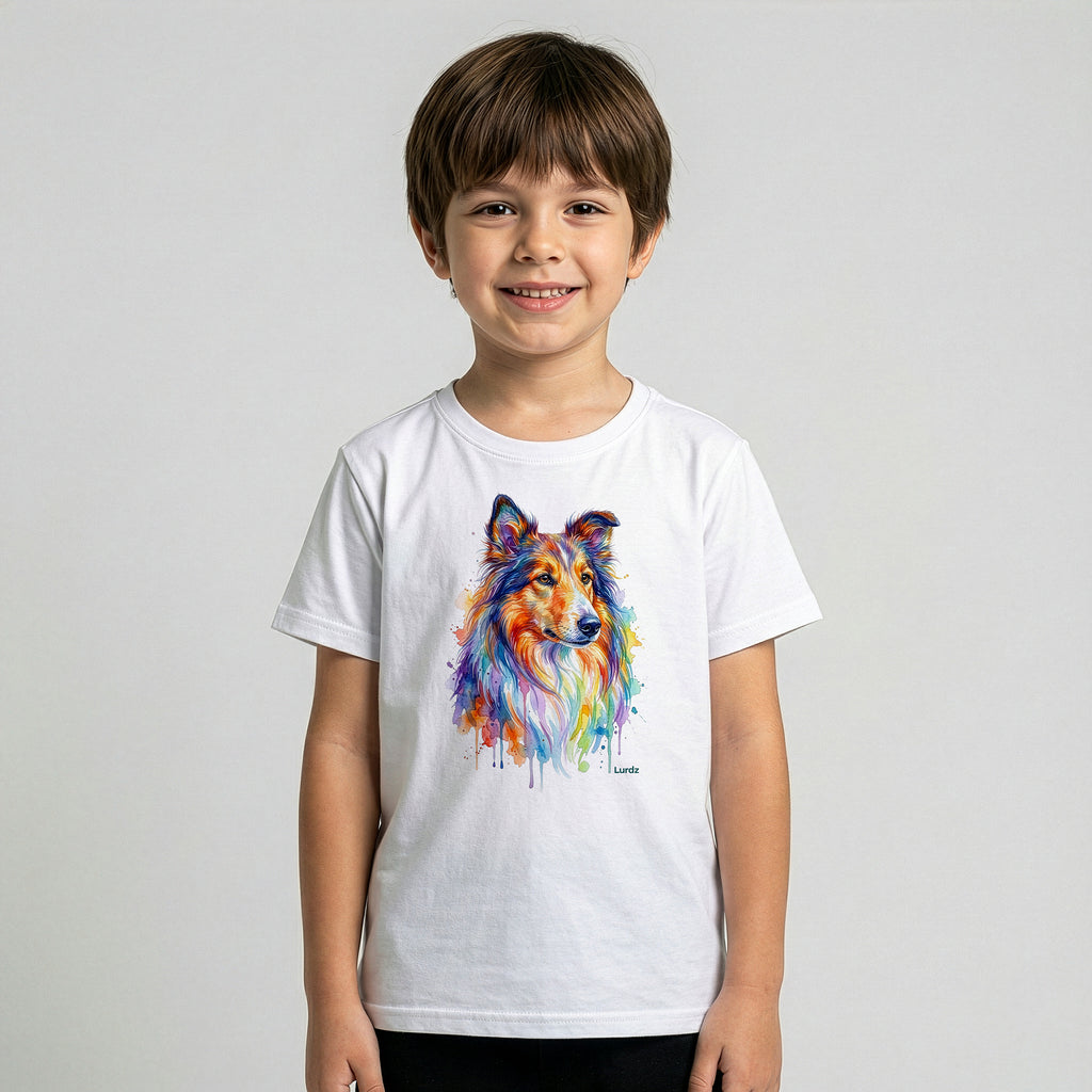 Camiseta Infantil Lurdinha Aquarela
