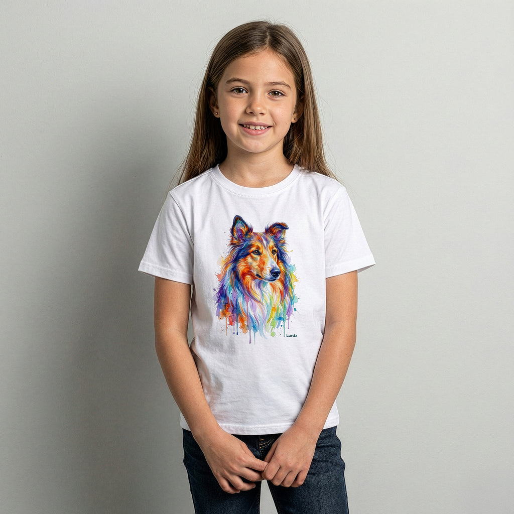 Camiseta Infantil Lurdinha Aquarela
