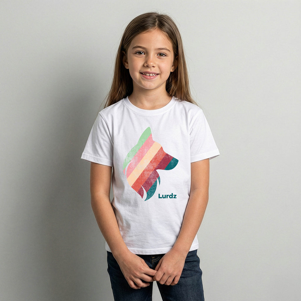 Camiseta Infantil Lurdinha Big Stripes