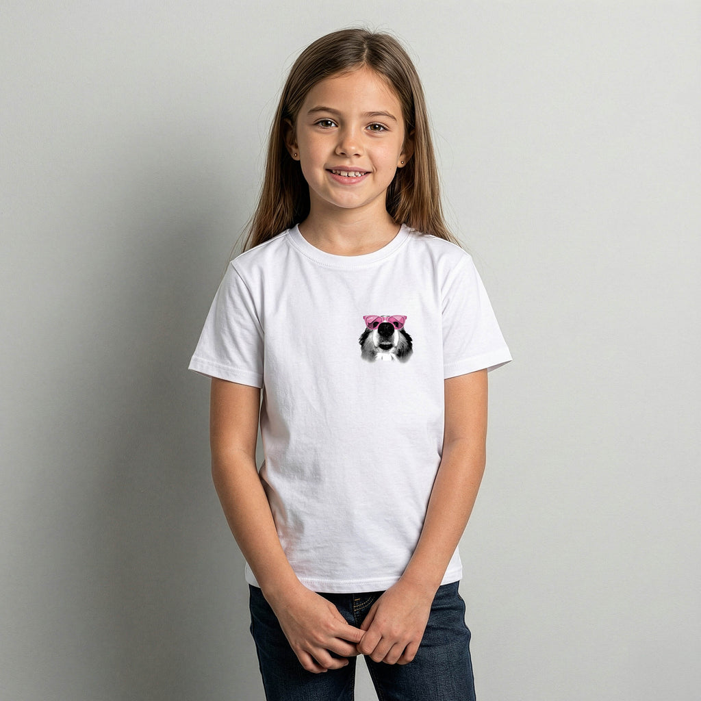 Camiseta Infantil Lurdinha Glasses On